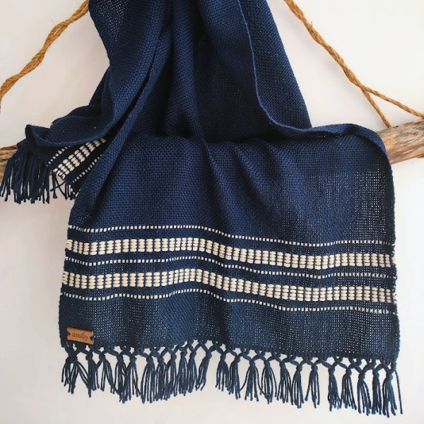 Pashmina Urul tejidas en telar artesanales